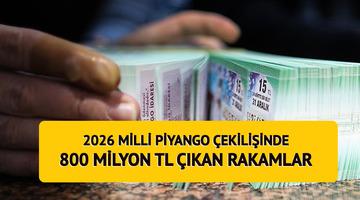 2026 MİLLİ PİYANGO SORGULAMA|800 milyon TL ikramiye &ccedil;ıkan numaralar belli oldu! 3 &ccedil;eyrek bilete &ccedil;ıktı  