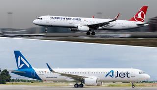 THY ve Ajet, onlarca seferini iptal etti