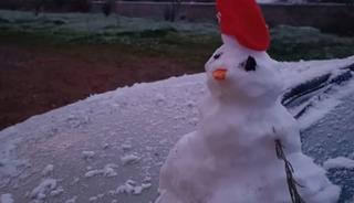 Urla&rsquo;da kar yağışı etkili oldu