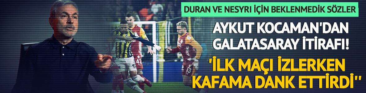 Aykut Kocaman'dan G.Saray itirafı! ''Kafama dank ettirdi...''
