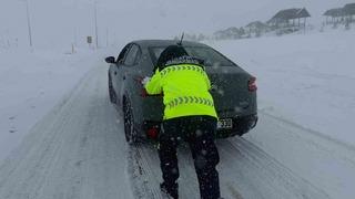 Kayseri’de ulaşıma kar engeli