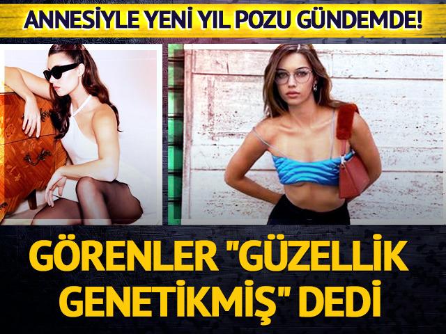 Afra Sara&ccedil;oğlu annesini paylaştı! G&ouml;renler "G&uuml;zellik genetikmiş" dedi