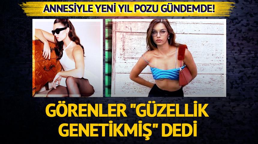 Annesini paylaştı! G&ouml;renler "G&uuml;zellik genetikmiş" dedi