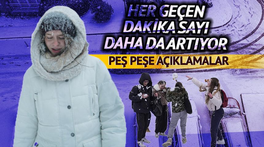 Yeni yıl karla başladı! &Ccedil;ok sayıda ilde okullar tatil edildi