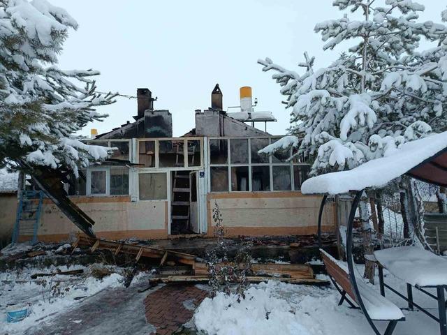 Tomarza’da yangın 2