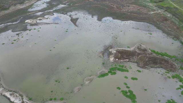 Doğuda kar batıda kuraklık: G&ouml;lette korkutan g&ouml;r&uuml;nt&uuml; 1