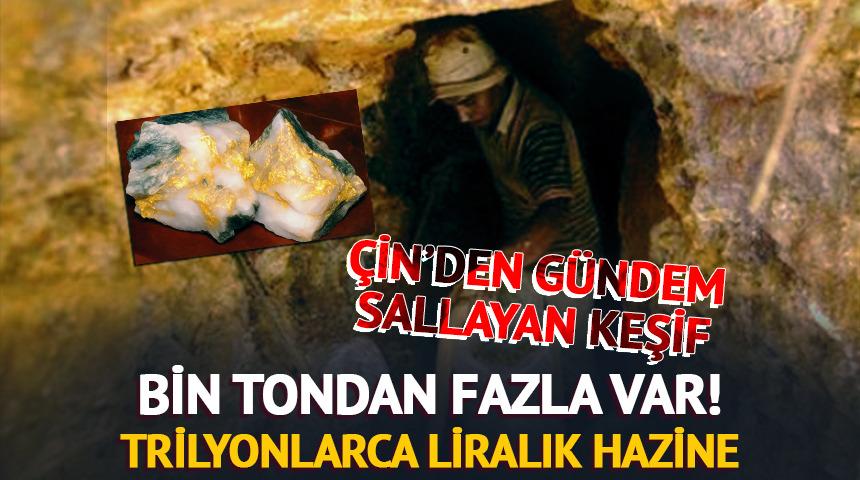 &Ccedil;in'den trilyonlarca liralık keşif Derinliklerinde tonlarca var