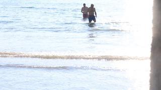 Yılın ilk gününü denizde karşıladılar