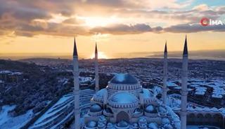 &Ccedil;amlıca&rsquo;da mest eden g&uuml;n batımı