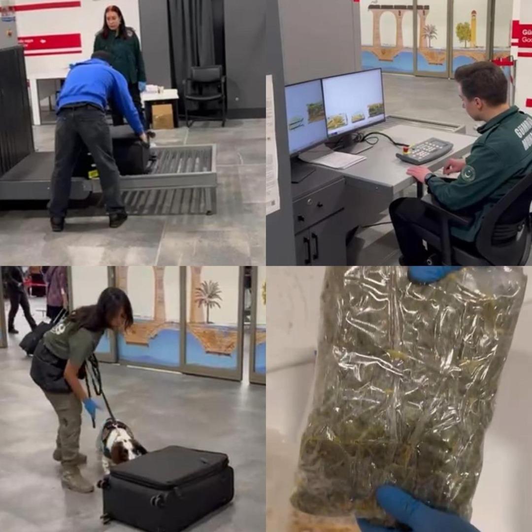 U&ccedil;akla gelen yolcunun valizindeki mısır gevreği kutularından uyuşturucu &ccedil;ıktı 2