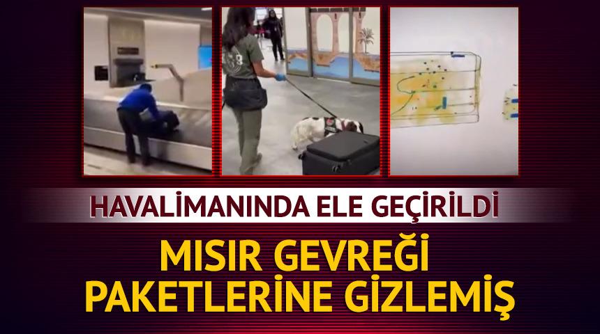 Havalimanında ele ge&ccedil;irildi! Mısır gevreği paketlerine gizlemiş