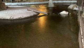 Ankara adeta dondu! Kuğulu Park&rsquo;ın havuzu buz tuttu