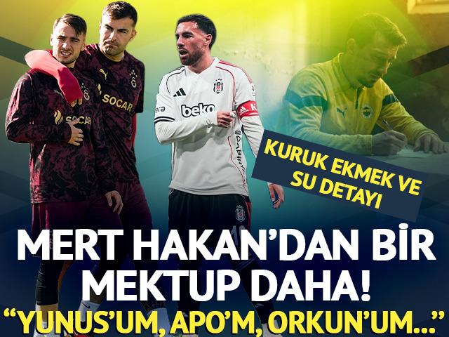 Mert Hakan Yandaş'tan Fenerbah&ccedil;e taraftarına ikinci mektup! ''Yunus&rsquo;um, Apo&rsquo;m, Orkun&rsquo;um...''