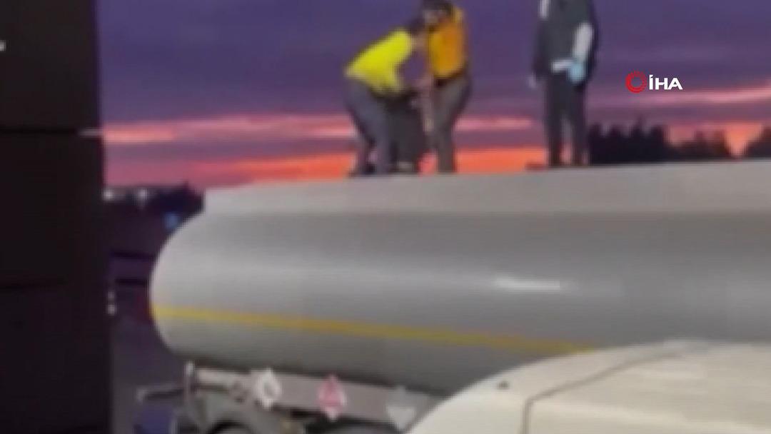 Yer: Diyarbakır! 32 g&ouml;&ccedil;men atık tankerinden &ccedil;ıktı: 4 organizat&ouml;r tutuklandı 2