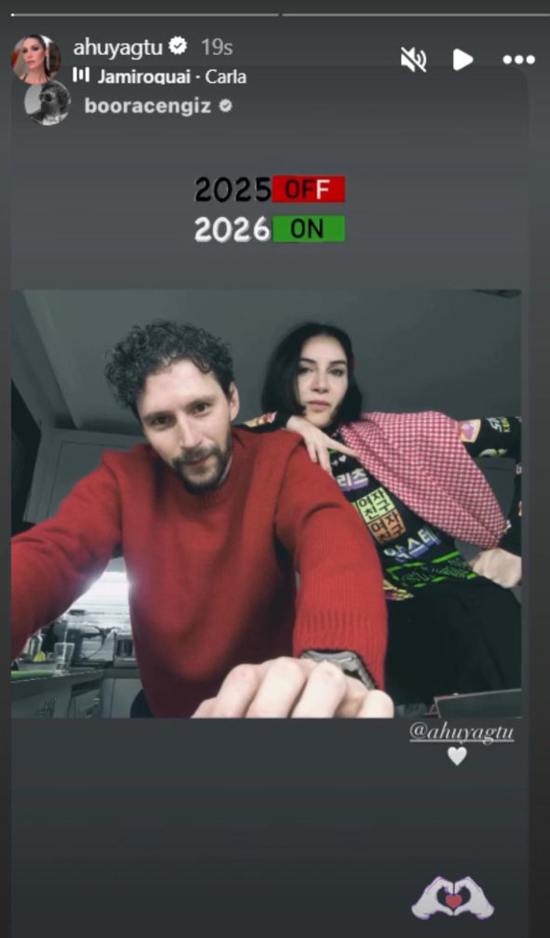 Ahu Yağtu yeni yıla gen&ccedil; aşkıyla girdi! İlk paylaşım geldi 2