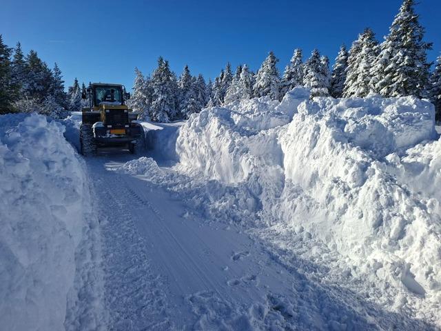 Kastamonu da 328 k&ouml;y yolu kardan kapalı 1