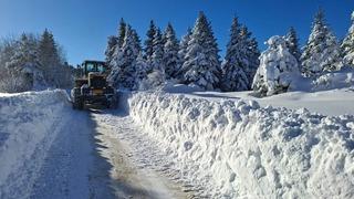 Kastamonu'da 328 köy yolu kardan kapalı