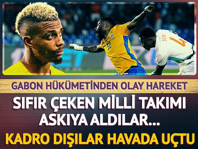 2026 Afrika Uluslar Kupası&rsquo;nda sıfır &ccedil;eken Lemina'lı Gabon&rsquo;a h&uuml;k&uuml;metten sert darbe!