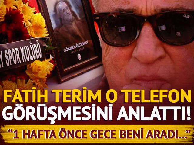 Fatih Terim o telefon g&ouml;r&uuml;şmesini anlattı! "Gece ge&ccedil; saatlerde beni aradı"