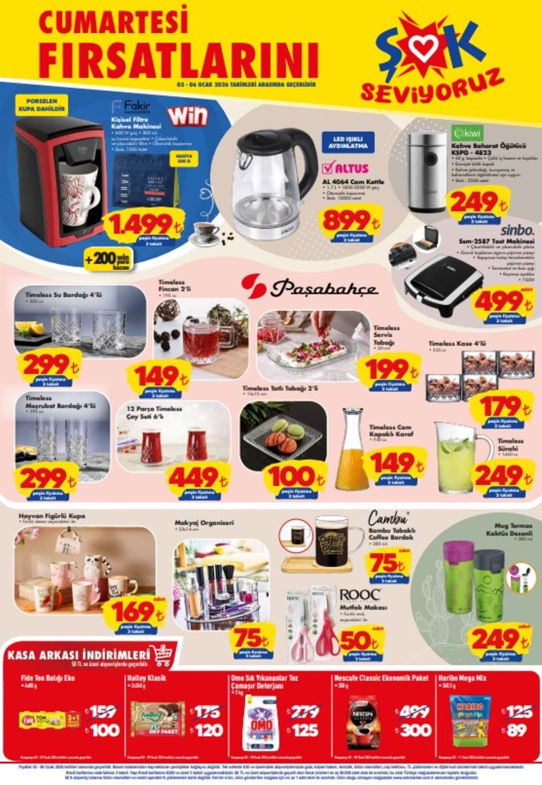 ŞOK a UFO ısıtıcı geliyor! 3 Ocak 2026 ŞOK aktüel katalog yayınlandı! 2