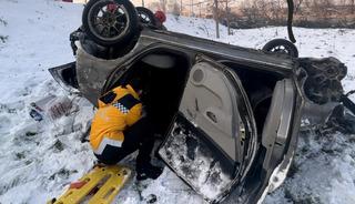 D&uuml;zce'de trafik kazası! Yaralılar var