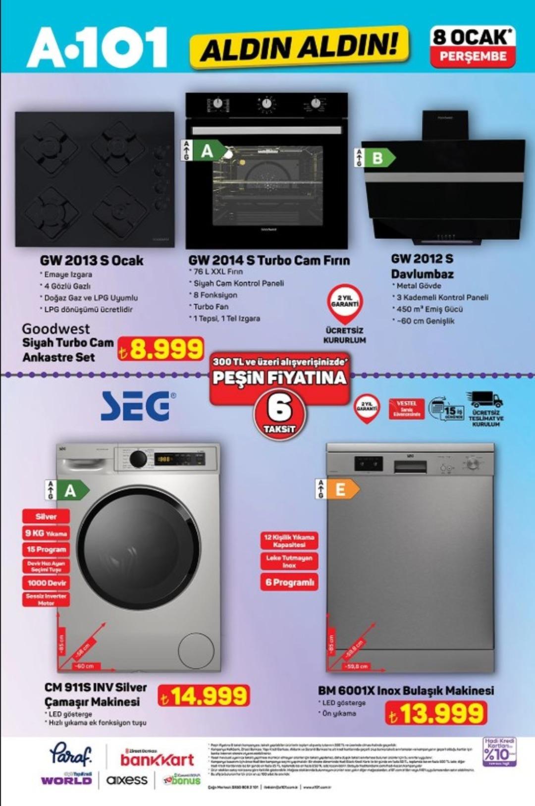 A101 e elektronik para kasası geliyor! 8 Ocak 2026 A101 katalog yayınlandı! 6