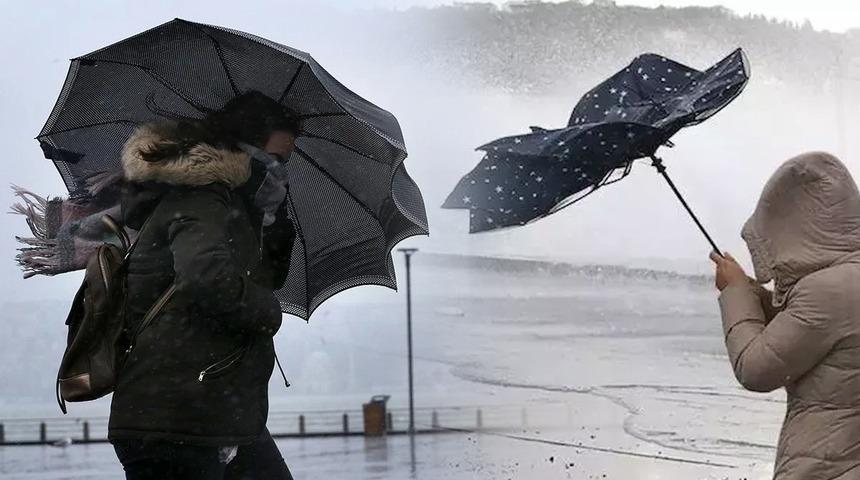 Kar yerine yağmur, soğuk yerine fırtına! İstanbul i&ccedil;in saat verildi, 24 il i&ccedil;in sarı kodlu uyarı