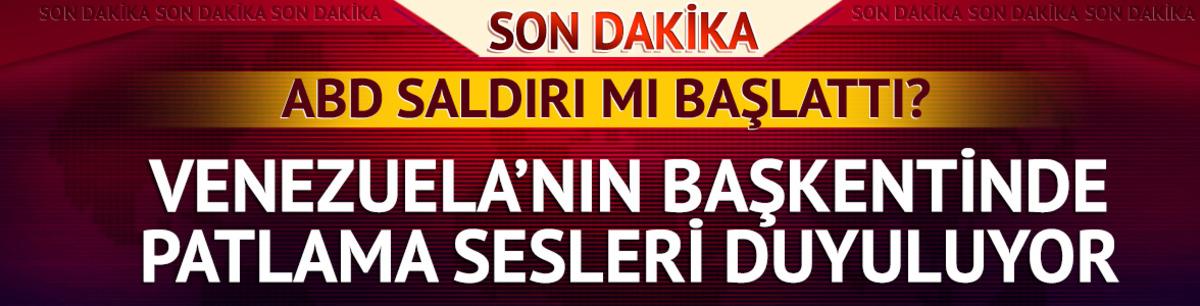 ABD saldırı mı başlattı? Venezuela nın başkentinde patlama! Dumanlar yükseliyor 2