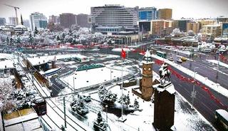 Kayseri&rsquo;nin en soğuk yeri Pınarbaşı oldu