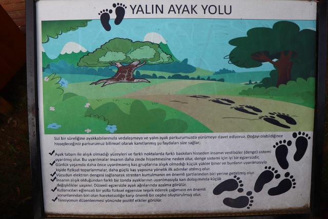 Bu yolda sadece yalın ayak yürünüyor