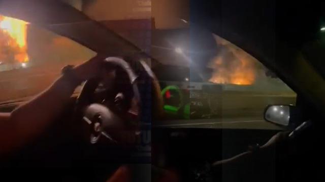 Patlamalar arasında kaçış anları: Venezuela’da bir ailenin yaşadığı büyük korku kamerada