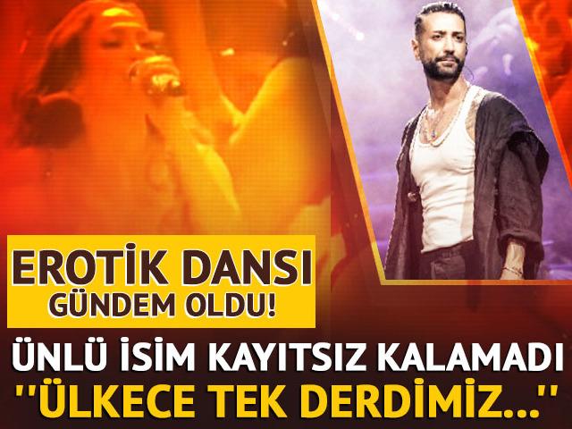 Erotik dansı g&uuml;ndem oldu! ''&Uuml;lkece tek derdimiz...''