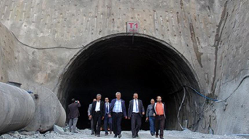 Ovit Dağı Tüneli'nde çalışmalar durduruldu