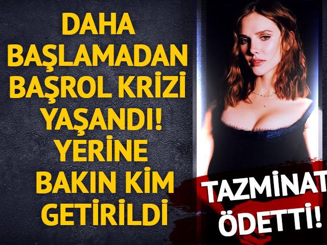 Daha başlamadan başrol krizi yaşandı! Tazminat &ouml;detti 