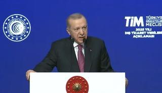 Cumhurbaşkanı Erdoğan: "İhracatta yeni bir rekor kırdık"