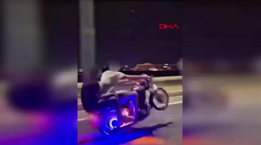 Yer: Mardin! Tek teker &uuml;zerinde giden motosiklet s&uuml;r&uuml;c&uuml;s&uuml;ne ceza