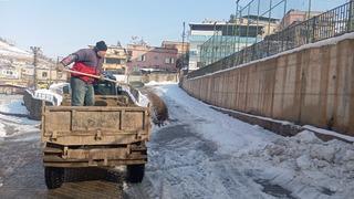 Siirt'te karla mücadele seferberliği: Ekipler 7/24 sahada