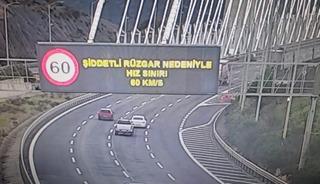  Yavuz Sultan Selim K&ouml;pr&uuml;s&uuml; i&ccedil;in r&uuml;zgar uyarısı