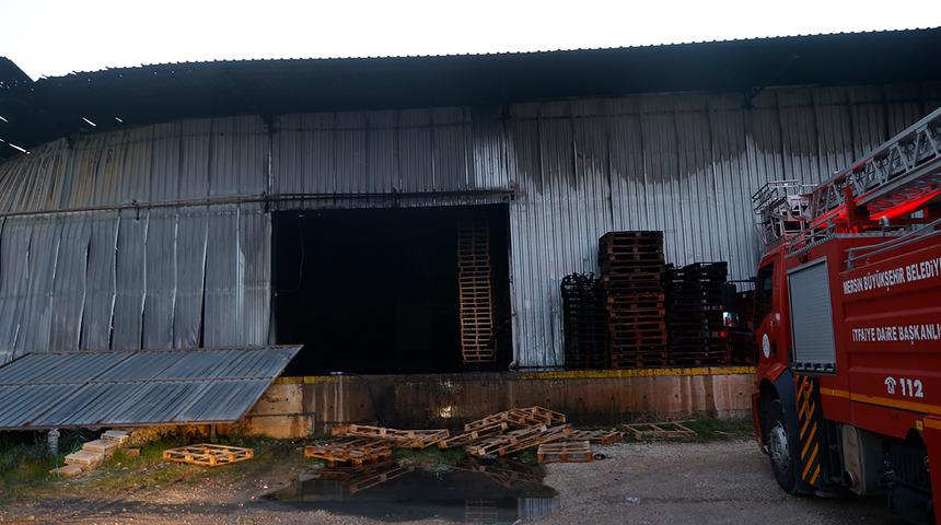 Mersin'de yangın! Fabrikada hasar oluştu