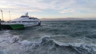 Olumsuz hava şartları deniz ulaşımını vurdu: BUDO'da çok sayıda sefer iptal