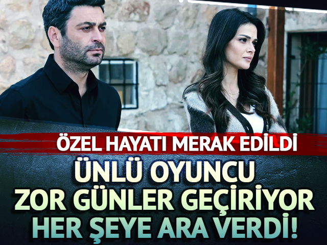 Zor g&uuml;nler ge&ccedil;iriyor! Her şeye ara verdi