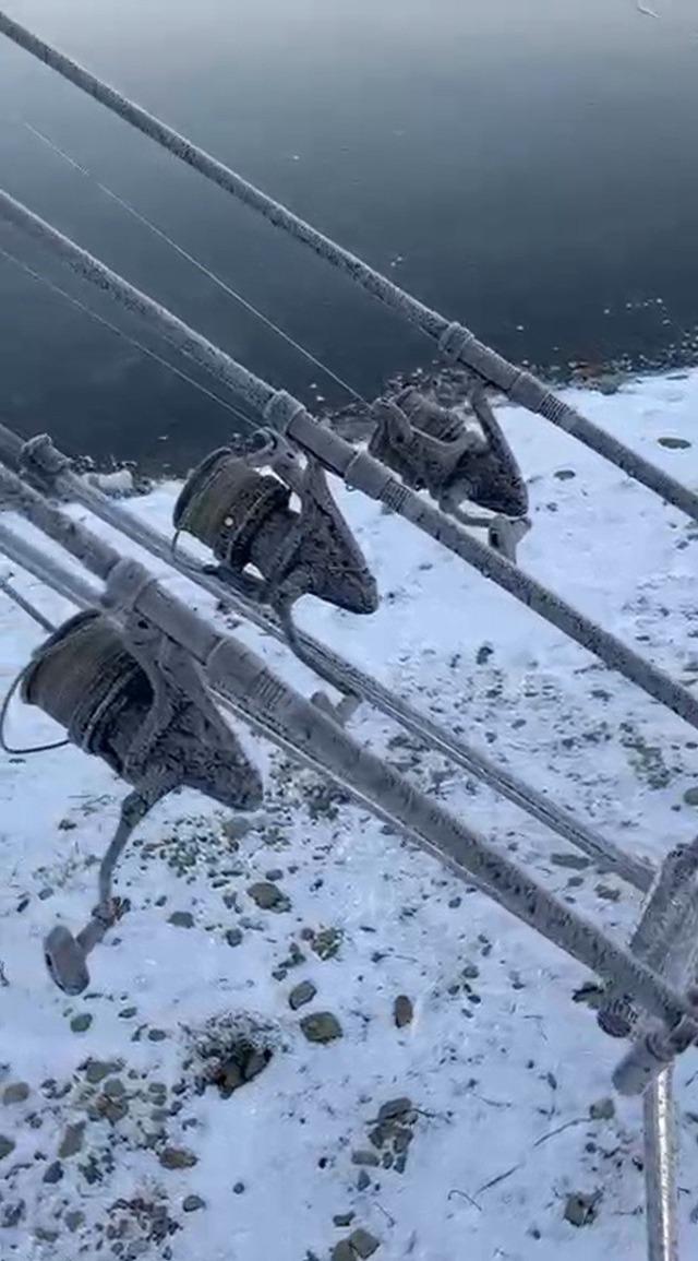 Eksi 22 derecede olta buz tuttu 1