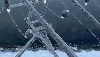 Eksi 22 derecede olta buz tuttu