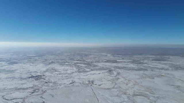 Kar ve yağmur yağışı Tuz Gölü’nü umutlandırdı 3