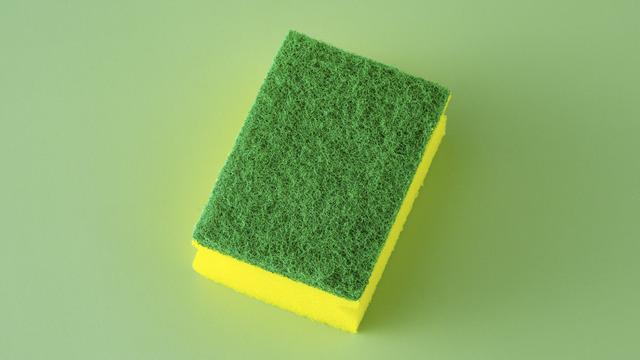 Bulaşık süngerinin sert (yeşil) tarafı ne işe yarar?