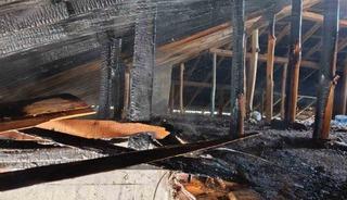 Van&rsquo;da &ccedil;atı yangını