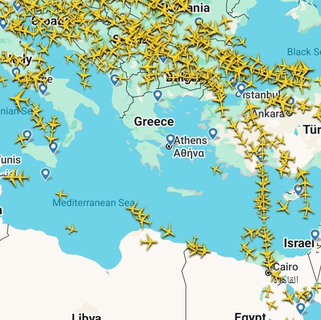 Yunanistan hava sahası kapatıldı! Tüm uçuşlar durduruldu 2