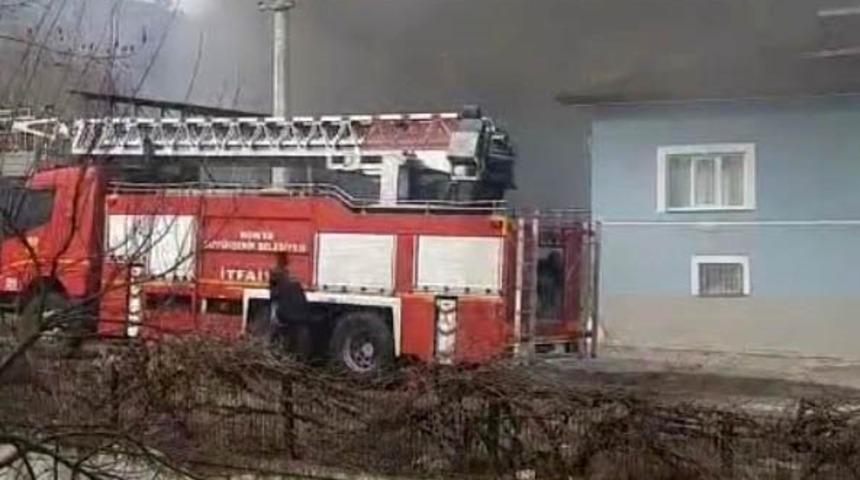 Akşehir&rsquo;de m&uuml;stakil evde yangın: 1 yaralı