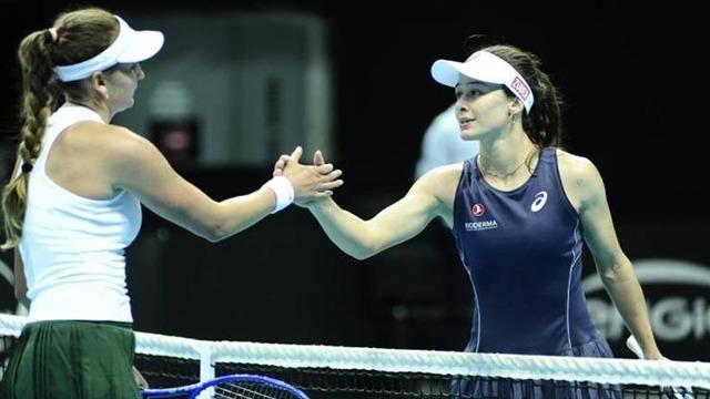 Zeynep Sönmez, Uluslararası Brisbane Tenis Turnuvası'na veda etti