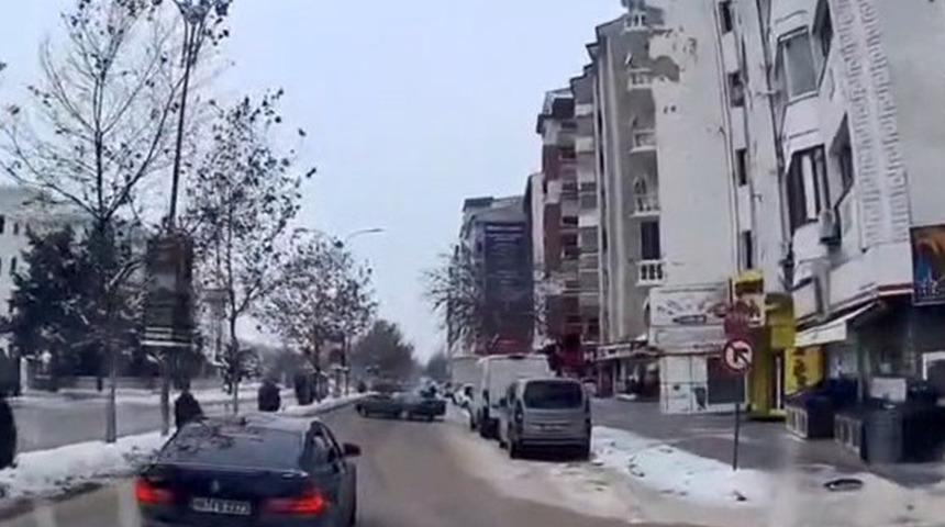 Yer: Elazığ! Otomobiliyle drift attı, trafiği tehlikeye soktu